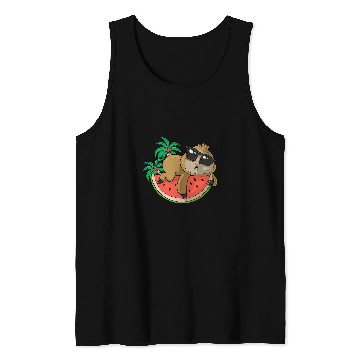 Discover Sloth Pet chills on melon Summer Tank Tops