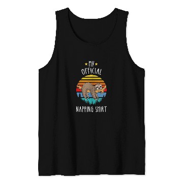 Discover Sloth Pet My Official Napping Pajamas Nightgown Sloth Tank Tops