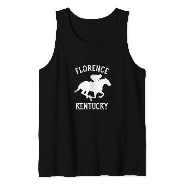 Discover Florence Kentucky Horse Racing Tank Tops