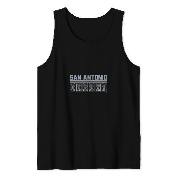 Discover Banners San Antonio Basketball Tank Tops
