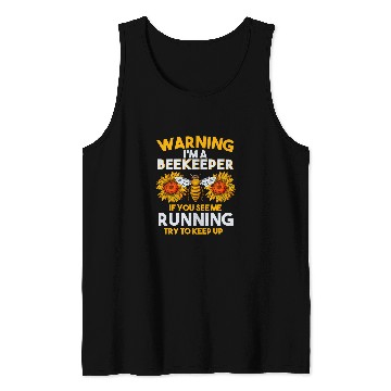 Discover Warning Im A Beekeeper Tank Tops