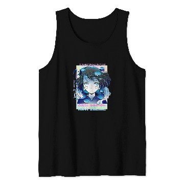 Discover Antisocial Sad Anime Waifu Girl Pastel Lofi Indie Aesthetic Tank Tops