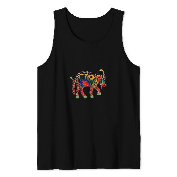 Discover Bison Native American Pacific Northwest Coast Art Style Tank Tops