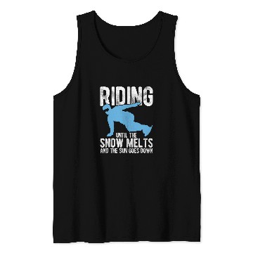 Discover Skiing Ski Snowboarding For A Snowboarder 17 Tank Tops