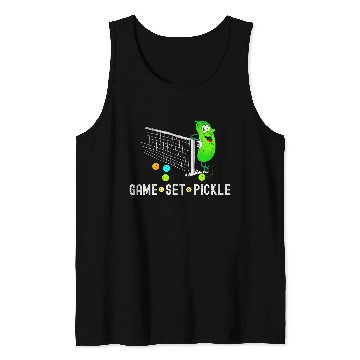 Discover Lacrosse Gift Game Set Pickle 2Dont Get Pickled Playing Pickleball Tank Tops