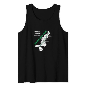 Discover Hiking Hiker Thruh Hiker Appalachian Trail Hike Tank Tops