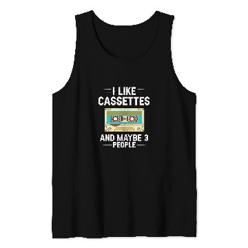 Discover Cassette Tape Music Player Recorder Mix Audio Collecting 23 Tank Tops