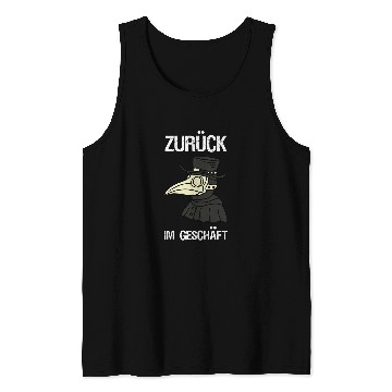 Discover Back in Shop Plague Doctor Steampunk Gothic Tank Tops
