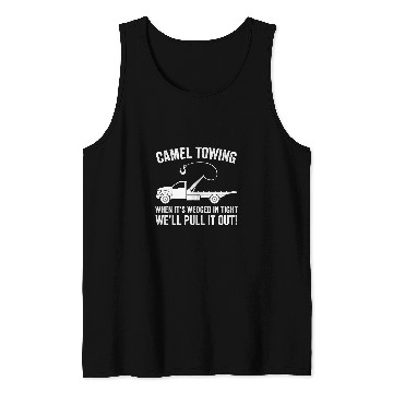 Discover Camel Towing Tow Truck Wrecker Operator Driver For Men Dad Tank Tops