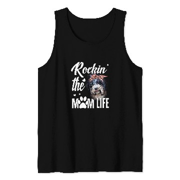 Discover Dogs 365 Rockin The Tibetan Terrier Mom Life Dog Lover Tank Tops