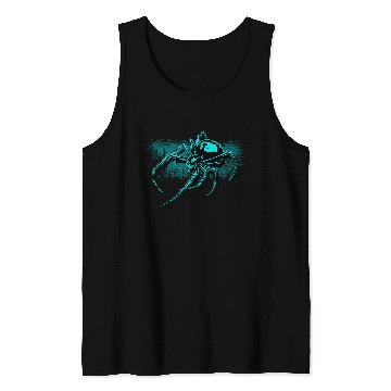 Discover Lacrosse Gift Black Widow Spider 24 Tank Tops