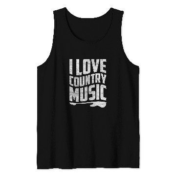 Discover I Love Country Music 4 Tank Tops