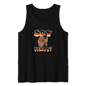 Discover Funny Black Electrician Black and Proud Say Watt Design Tank Tops