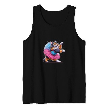 Discover Ballerina Maine Coon Cat Dancing Tank Tops