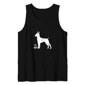 Discover German Shorthaired Pointer Easter Bunny Dog Silhouette Tank Tops