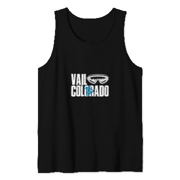 Discover Skiing Ski Vail Colorado Snowboarding Mountain Snowboard Snowboarder Tank Tops