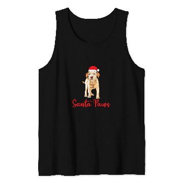 Discover Funny Yellow Lab Christmas Santa Labrador Retriever Tank Tops