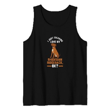 Discover I just freaking love my Rhodesian Ridgeback Tank Tops