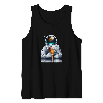 Discover Astronaut Mission is the Ice Cream Waffle Tank Tops