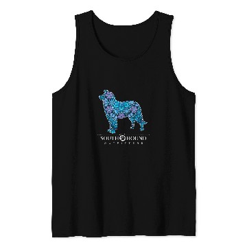 Discover Border Collie Dog Bohemian Snowflake Pattern Tank Tops