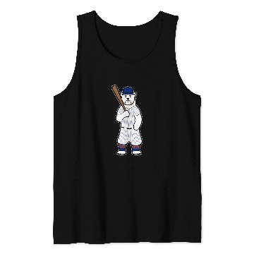 Discover Baseball Polar Bear Pete Tank Tops