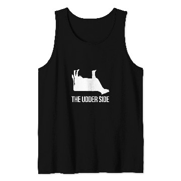 Discover Cow Lover Cattle Farmer 2The Udder Side 2Pun Cow Tank Tops