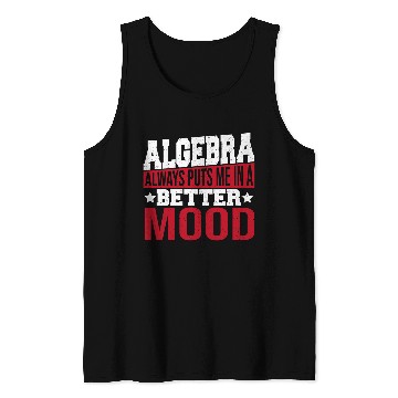 Discover Formulas Math Teacher Algrebra Tank Tops