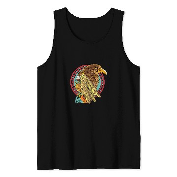 Discover Eagle Native American Indian Pride Tank Tops