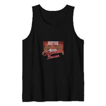 Discover Proud Canadian Flag Canada Beaver 21 Tank Tops