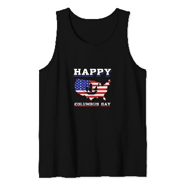 Discover Happy Columbus Day for a Native American Tank Tops