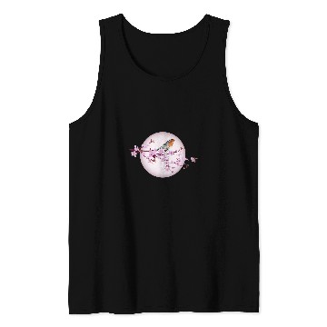 Discover Robin enjoys cherry blossom Tank Tops