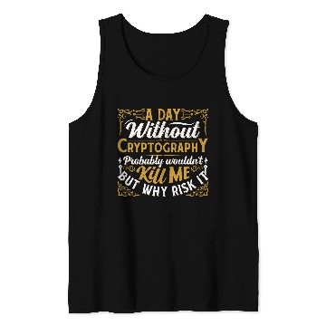 Discover Funny Cryptography Maths Math Computer Tank Tops