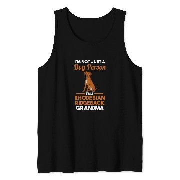 Discover Dog Grandmother Rhodesian Ridgeback Grandma Tank Tops