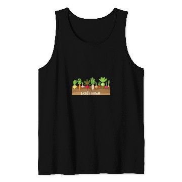 Discover Root Vegetable Gardening Ladies Green Thumb Roots Down Tank Tops