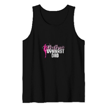 Discover Cute Rhythmic Gymnast Dad Design Gymnastics Tank Tops