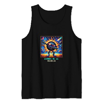 Discover Dabbings Total Solar Eclipse Gander Newfoundland Canada 1 Tank Tops