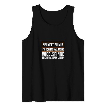 Discover Lacrosse Gift Bird Spider Tarantula Spider Tank Tops