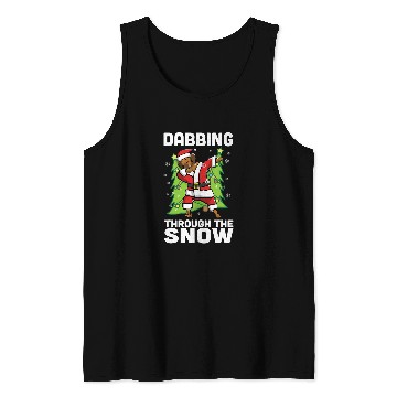 Discover Dabbings Through The Snow Rhodesian Ridgeback Christmas Dog Tank Tops