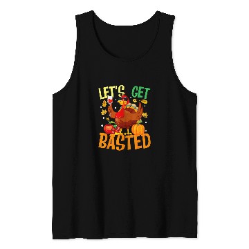 Discover Lacrosse Gift lets get basted cool turkey autumn 2thanksgiving 2 Tank Tops