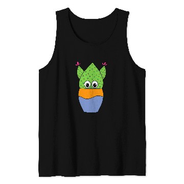 Discover Beavers Tail Cactus In A Jar Tank Tops
