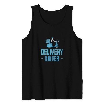 Discover Delivery Driver Food Delivery Courier Tank Tops