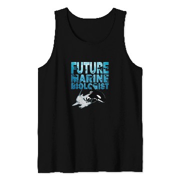 Discover Hammerhead Shark and Orca Future Marine Biologist Gift ocean Tank Tops