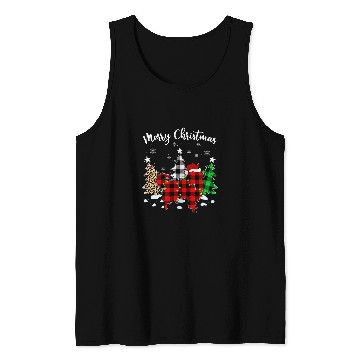 Discover Leopard buffalo plaids Matching Rough Collie Christmas Pajama Tank Tops