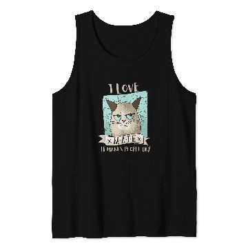 Discover Funny Cat I Love Math It Makes People Cry Teacher Nerd Tank Tops
