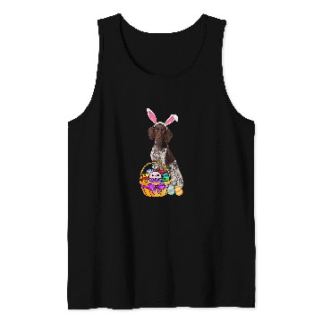 Discover Easter Egg Funny German Shorthaired Pointer Easter Tank Tops