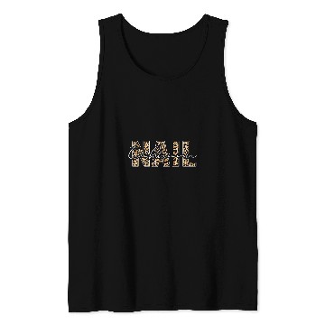 Discover Funny Nail Technician Leopard Print Manicurist Tank Tops
