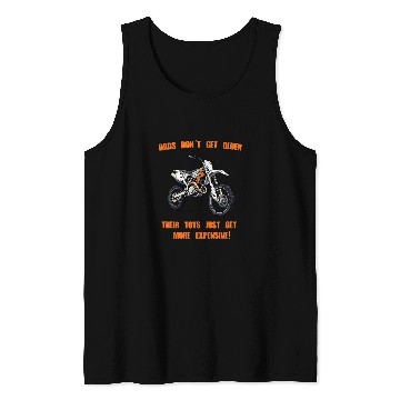 Discover Fathers Day Expensive Toys Dirt Bike Version Tank Tops