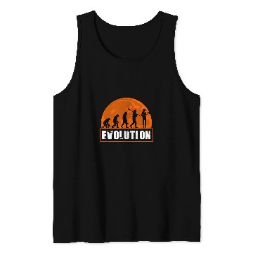 Discover Pharmacist Job Pharmacist Funny Human Evolution Gift for Men Women Tank Tops