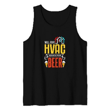 Discover HVAC Tech Funny Beer Lover Joke HVAC Mechanic Tank Tops