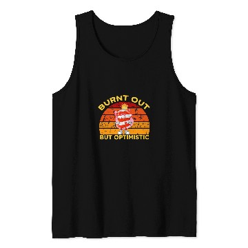Discover Burnt Out But Optimistic Cute Marshmallow For Camping 1 Tank Tops